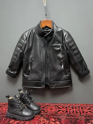کت چرم بچگانه کد ۴۰۷۸